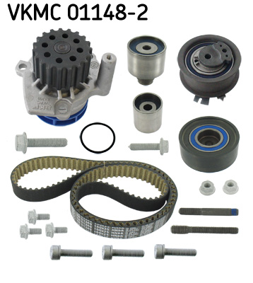 SKF VKMC 01148-2 Pompa acqua + Kit cinghie dentate